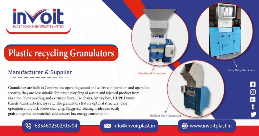 Plastic Recycling Granulators Machine Manufacturer in Hyderabad