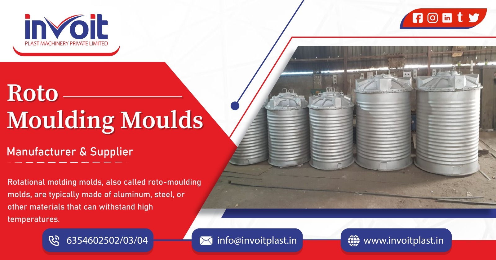 Roto Moulding Moulds Manufacturer in Assam