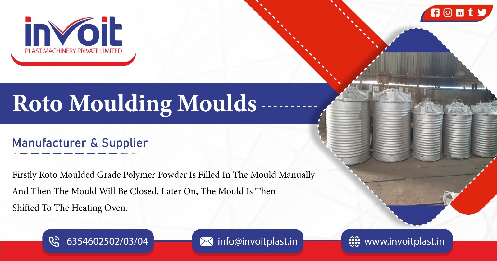 Roto Moulding Moulds Supplier in Hyderabad