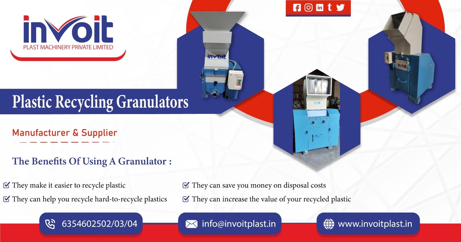 Plastic Recycling Granulators Supplier in Chennai