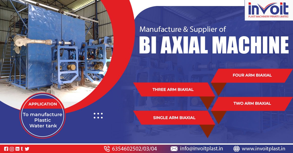 Supplier of Bi Axial Rotomoulding Machines in Bangalore